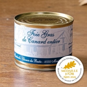 foie gras de canard entier conserve boîte de 180g