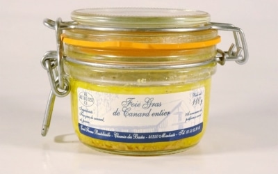 Foie gras de canard entier en conserve 110g