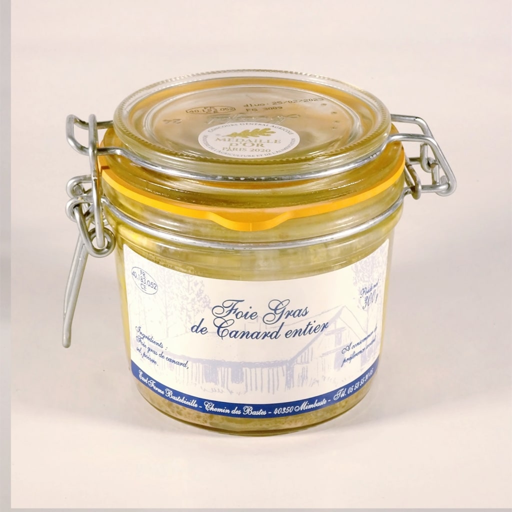 Foie gras de canard entier conserve 300g