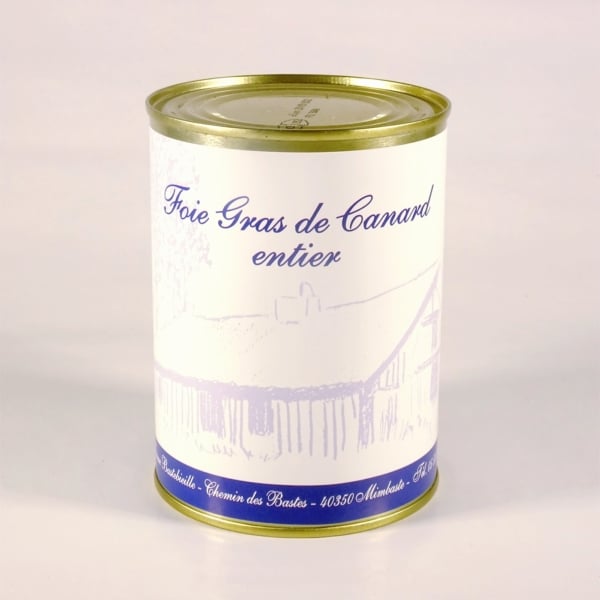 Foie gras de canard Entier conserve 500g