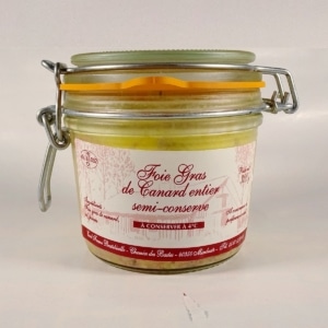 foie gras de canard entier en semi conserve 300g