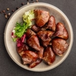Cœurs de canard en persillade