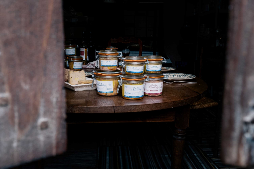 Bocaux de foie gras de canard entier de la ferme Bastebieille, Chalosse