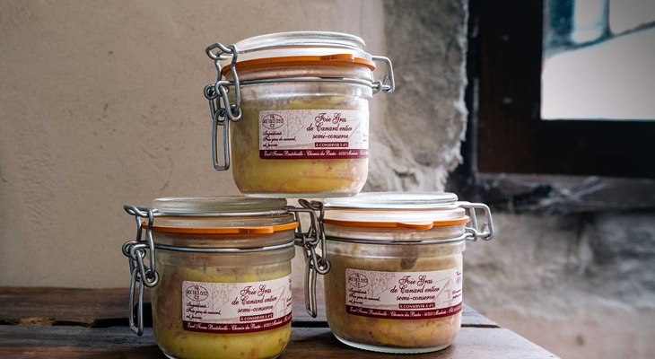 commander foie gras noel bocaux ferme bastebieille